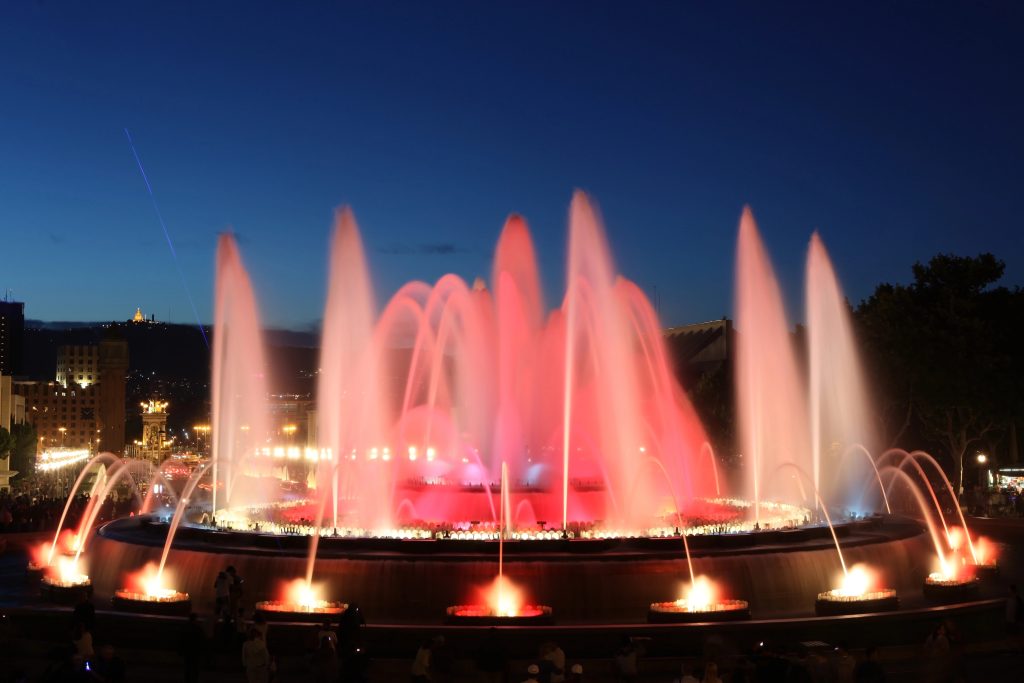 fontein van Montjuïc Barcelona